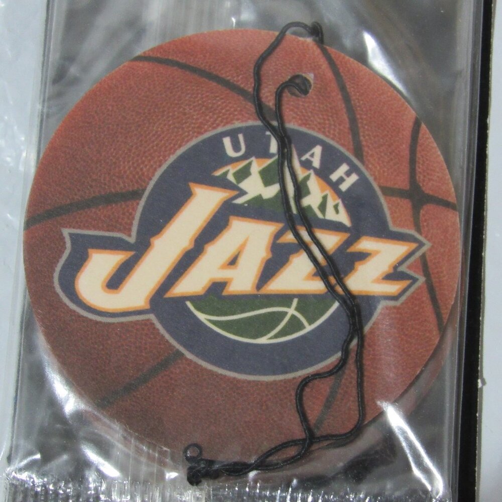 NBA Utah Jazz 3 pack Air Freshener Team Logo on Basketball NuCar ProMark